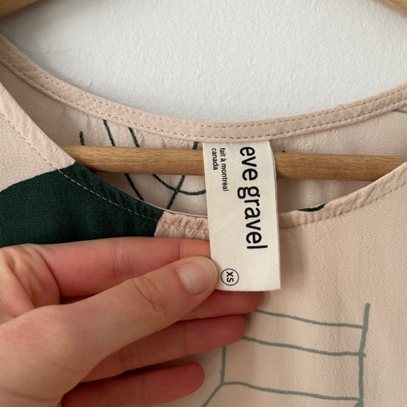 EVE GRAVEL pink and green blouse - Picture 5 of 5